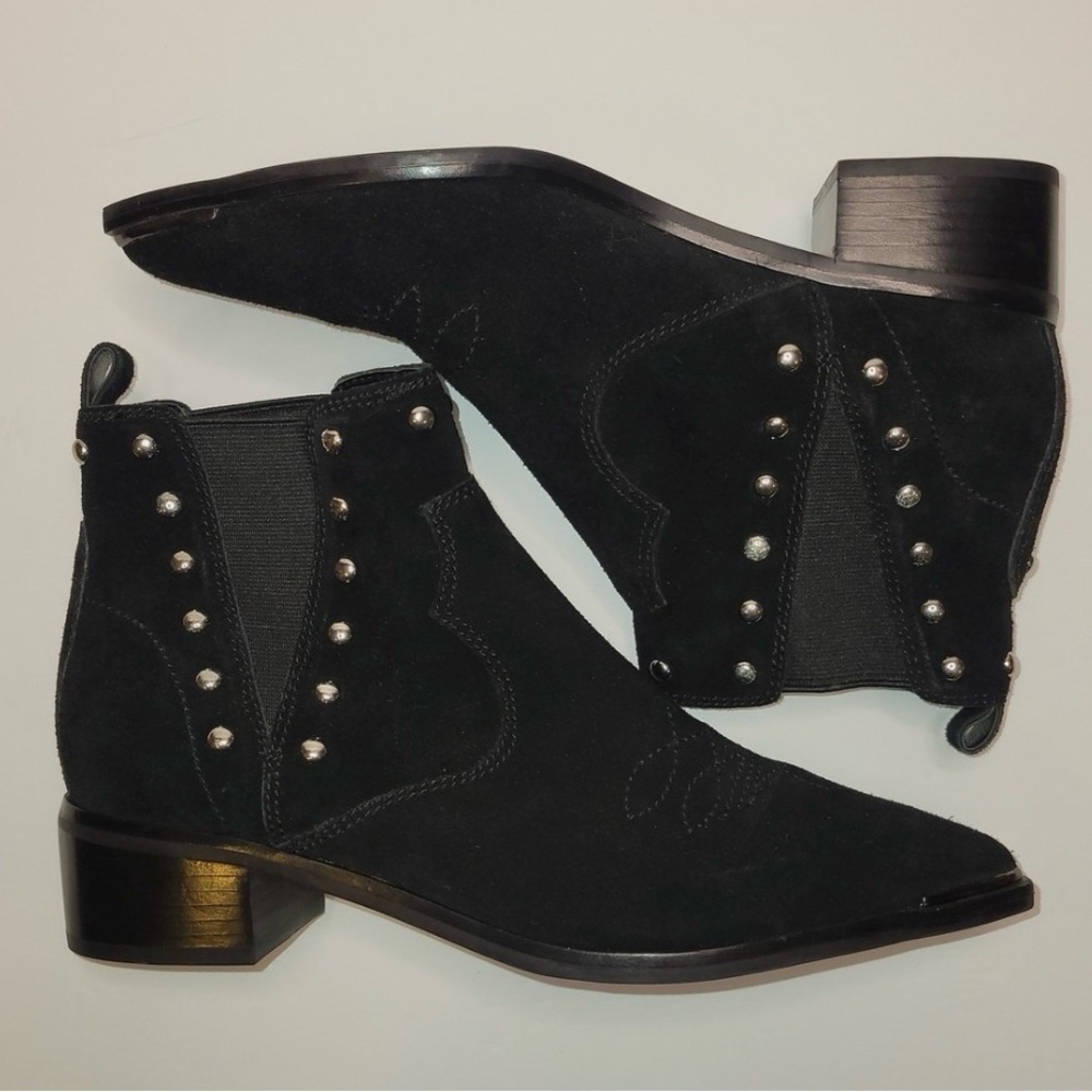 Black Suede Cowboy boots